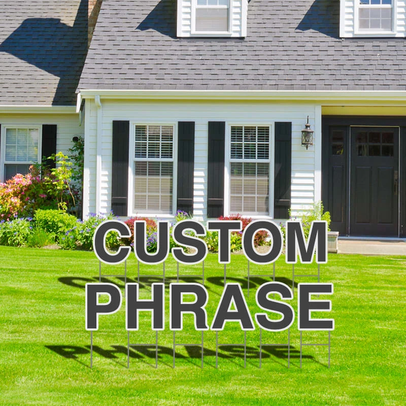 Custom Your Own Yard Letters 1