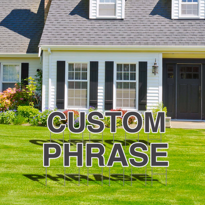 Custom Your Own Yard Letters
