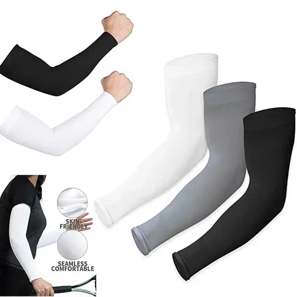 Sun Protection Cooling Sports Athletic Arm Sleeves 1