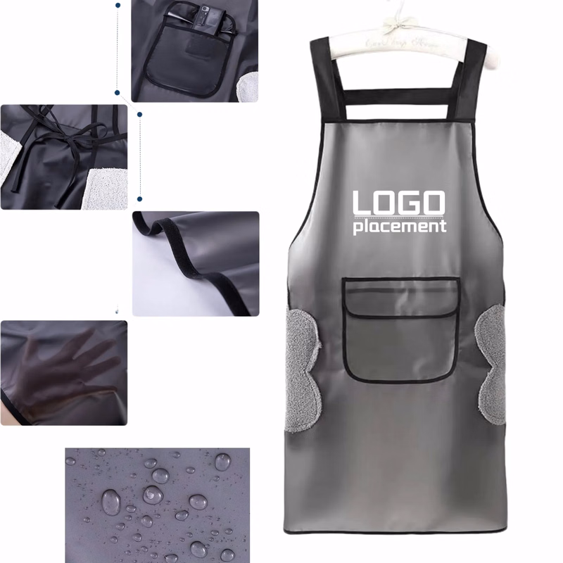 Long TPU Waterproof Apron Wash-Free Catering