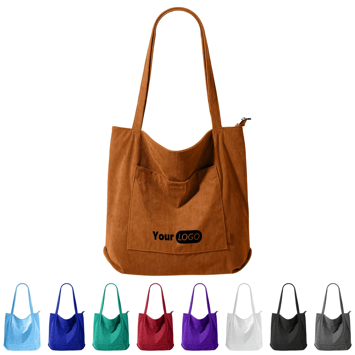 Canvas Waterproof Corduroy Shoulder Bag ?C Retro Design For Everyday Use 1