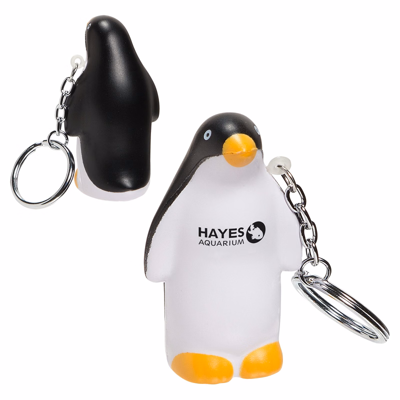 Penguin Stress Reliever Key Chain