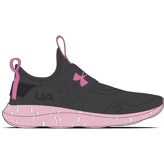 Girls' Grade School UA Runplay Speckle Running Shoes 1