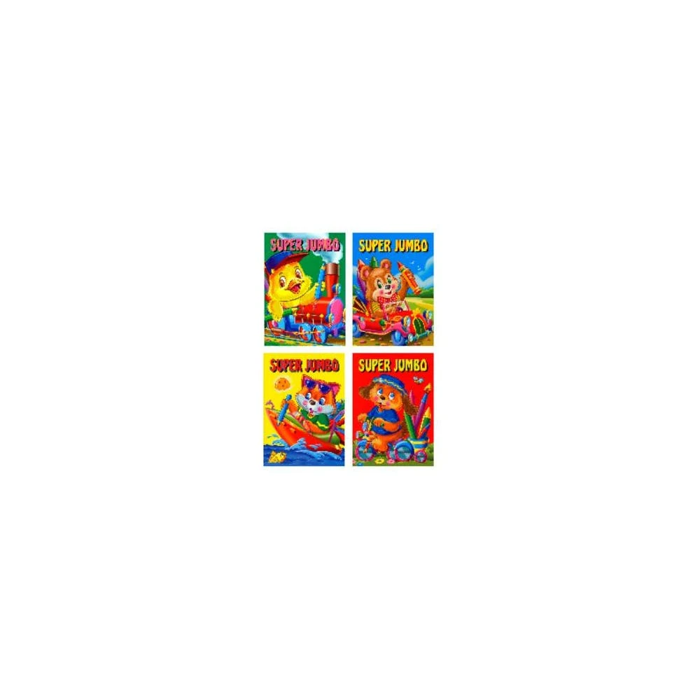 Super Jumbo Coloring Books - 144 Pages Ages 3+ 1