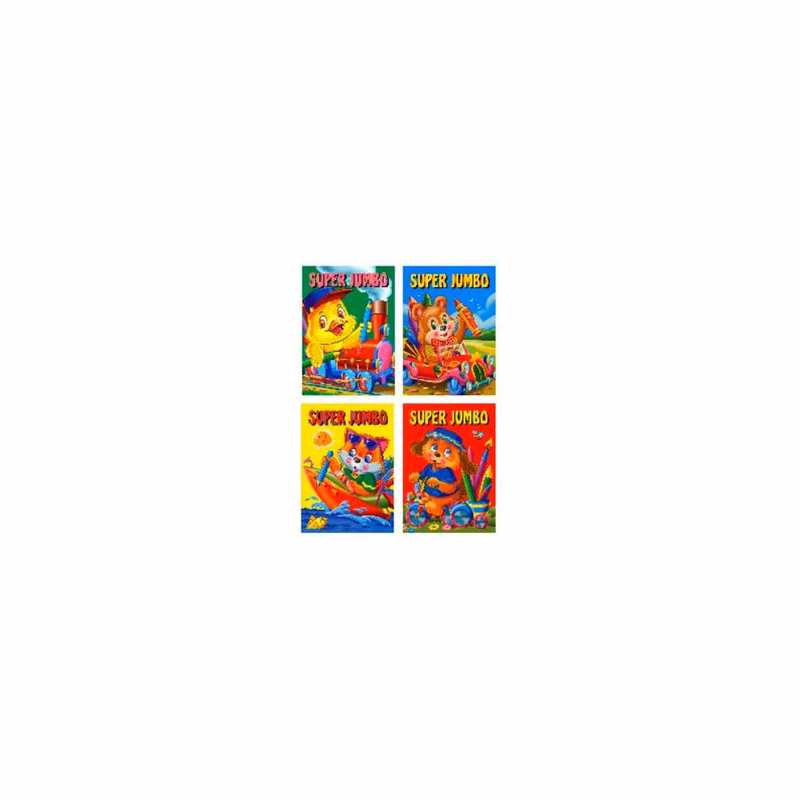 Super Jumbo Coloring Books - 144 Pages Ages 3+