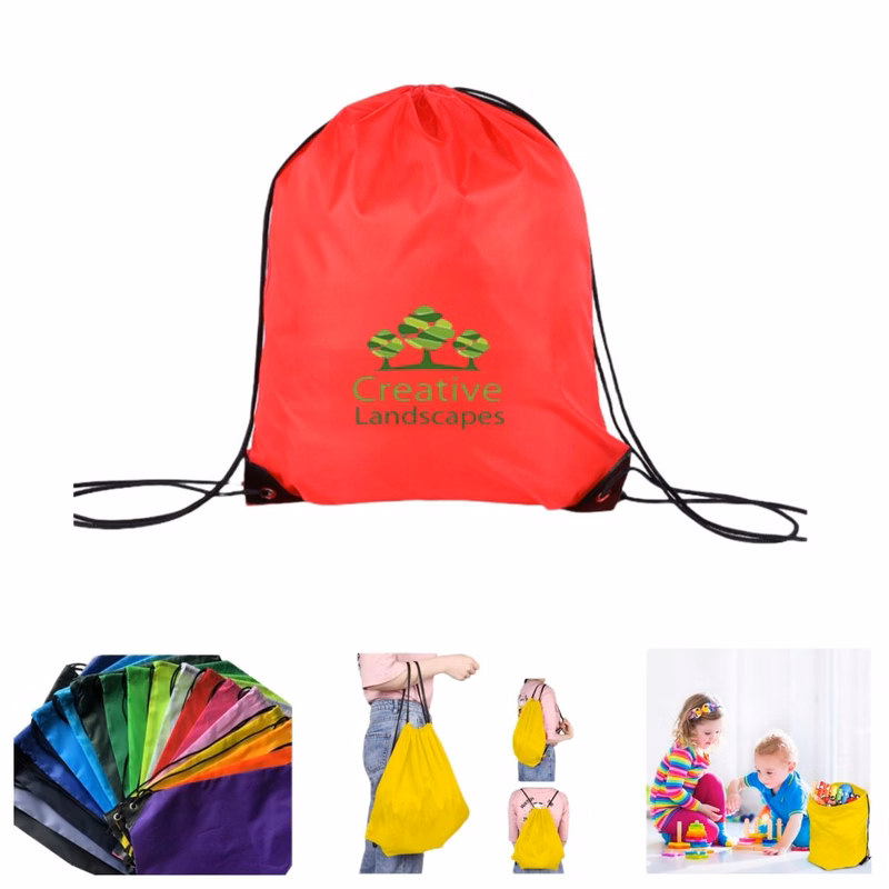 Drawstring Backpack Bag Sports Cinch Bags