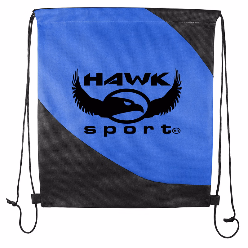 Two Color Non-Woven Drawstring Backpack (14"X16")