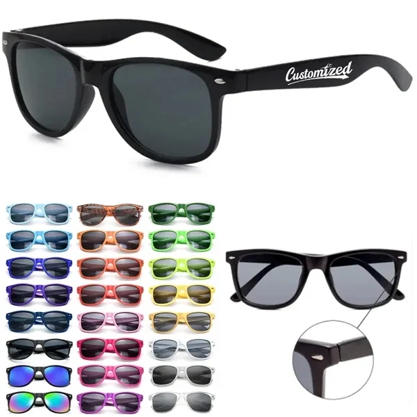 Custom Lightweight Candy-Colored UV Protection Party Sunglasses — Event Promo 1