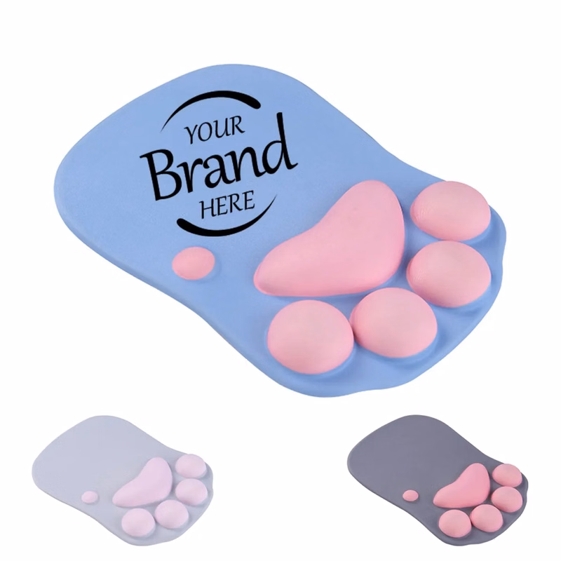 Cute Paw Wrist Support Mouse Pad