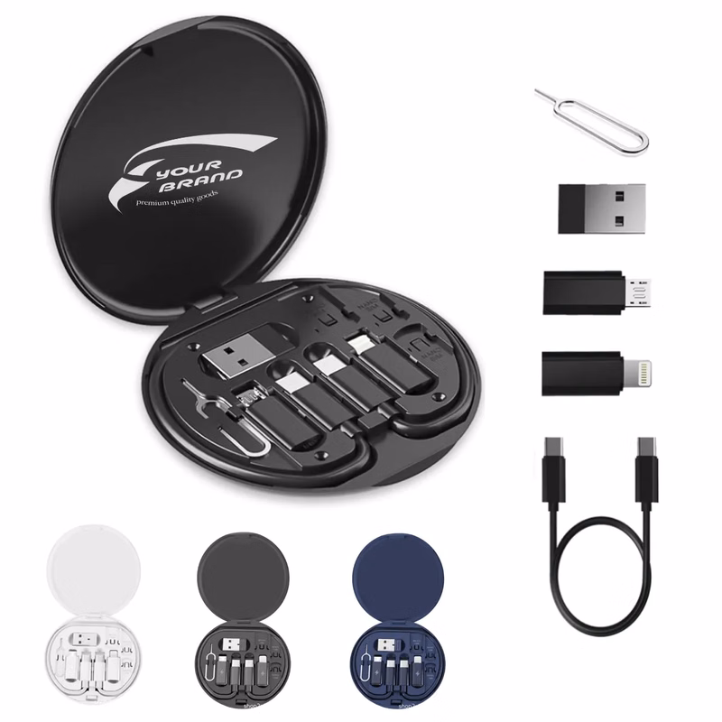 Multi-USB Adapter Set Converter Charging Cable Kit Card Pin