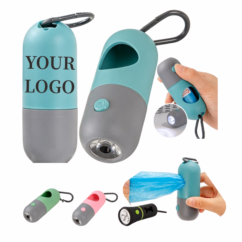Portable LED Capsule Dog Waste Dispenser