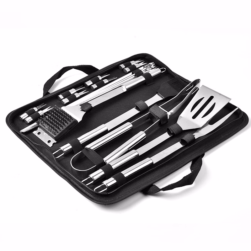 20-Piece Stainless Steel BBQ Tool Set