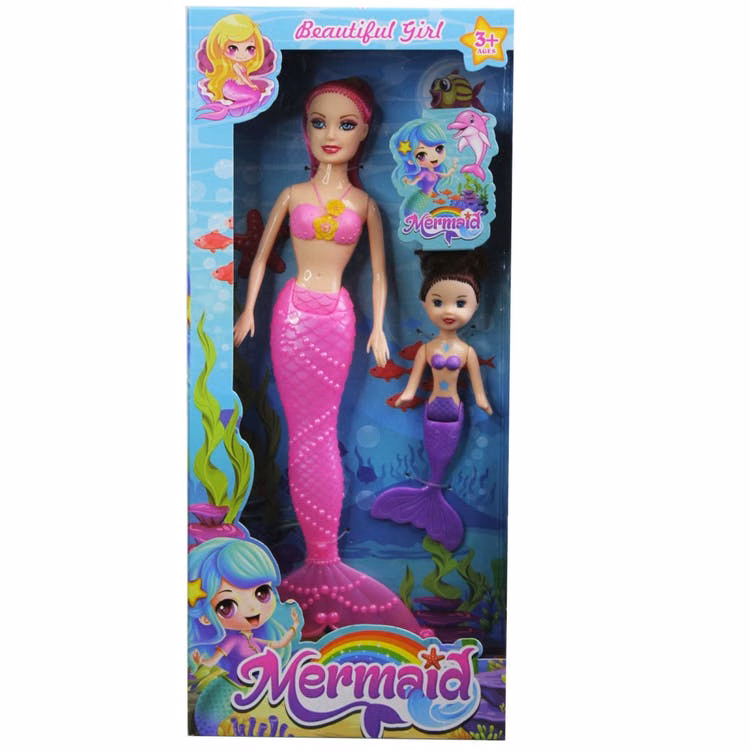 Mermaid Dolls - Mini Mermaid Included Ages 3+ 10.5"