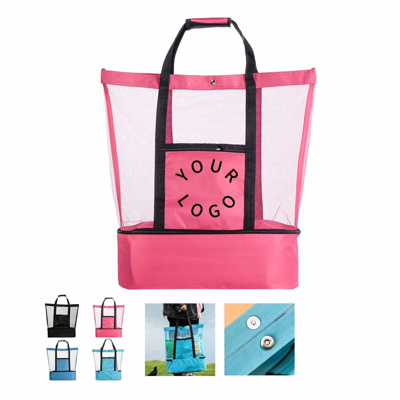 Portable Beach Cooler Bag with Long Handles