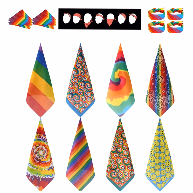 Custom Full Color 21.7" X 21.7"  Bandana