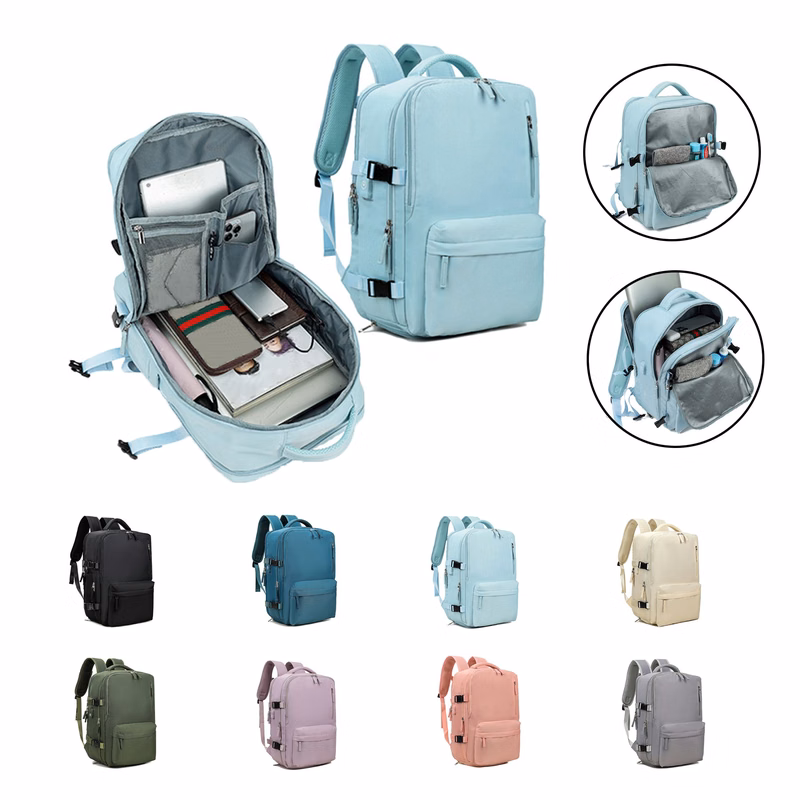 Travel Duffel Backpack With Usb Charging Port