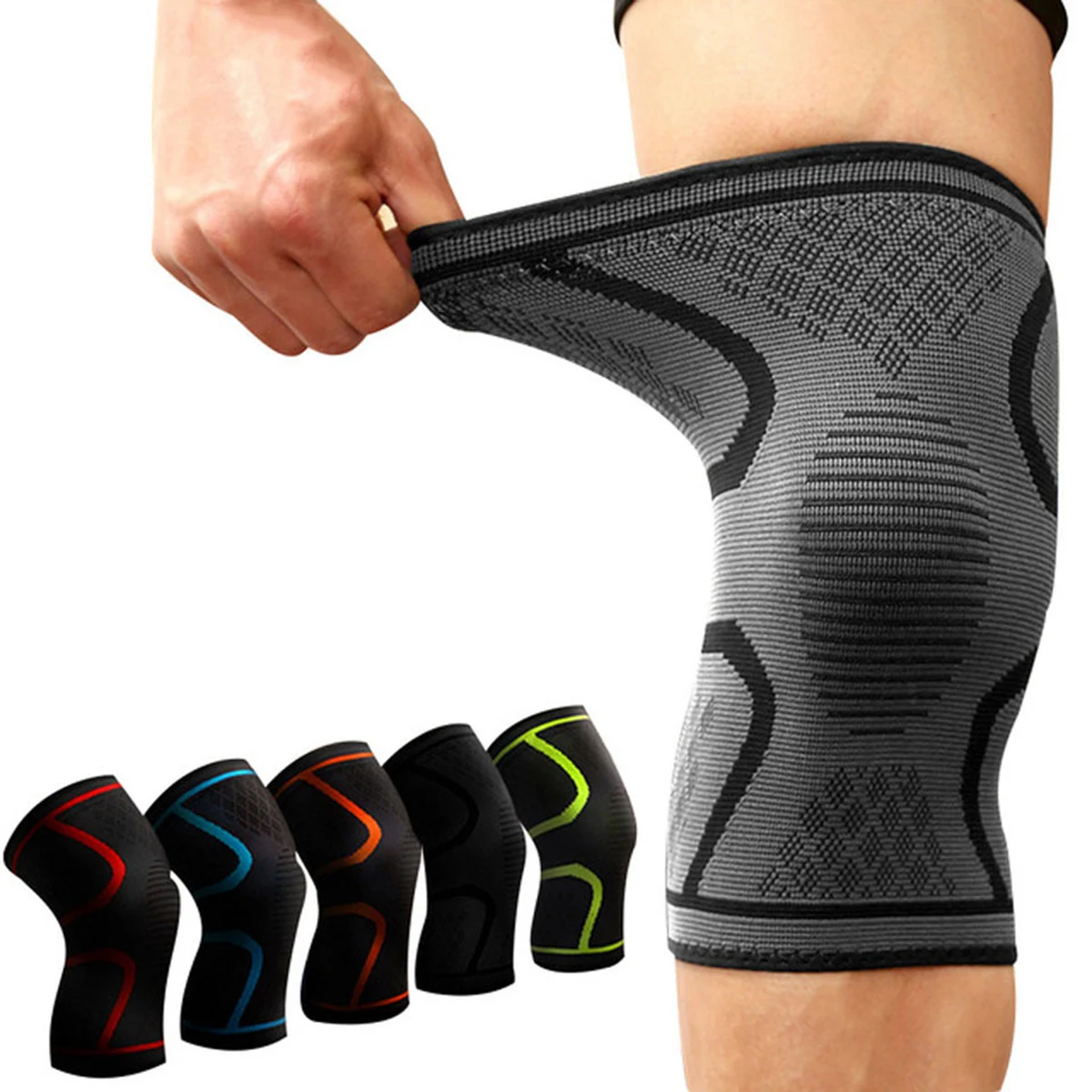 Sports Elastic Knee Sleeves 1