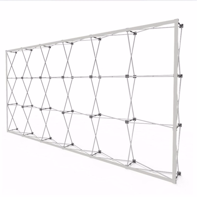 15' Wide Straight Wall Popup Display Hardware Only, Frame and Case. Graphics are not included.