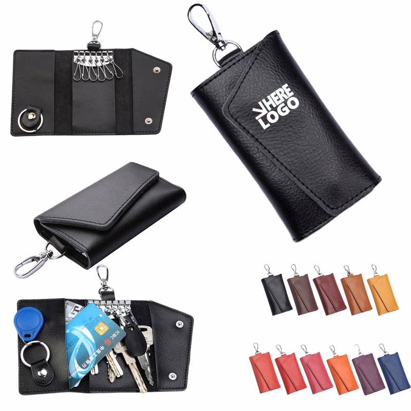 Leather Key Case Wallet