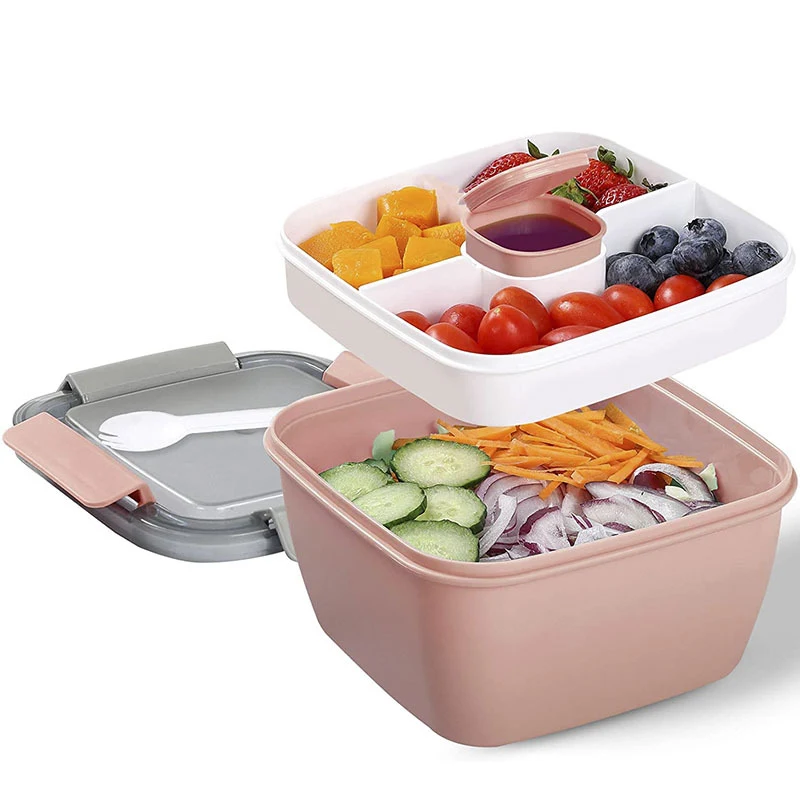 Salad Lunch Box with Fork 1