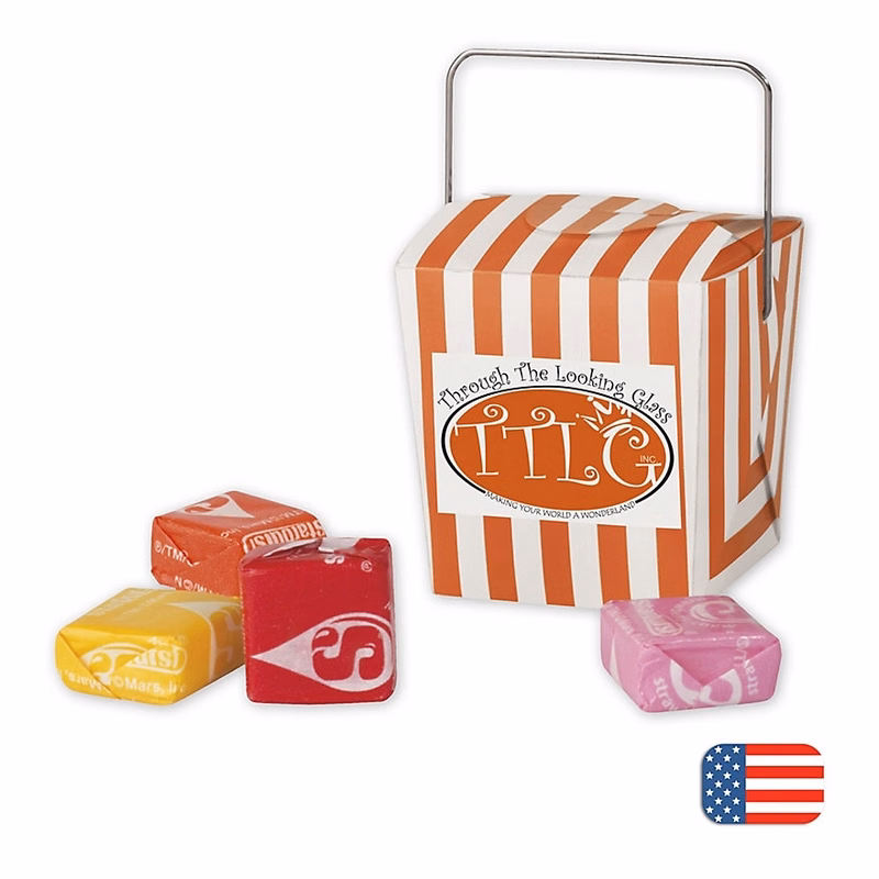 Mini Takeout Container With Starburst Candies