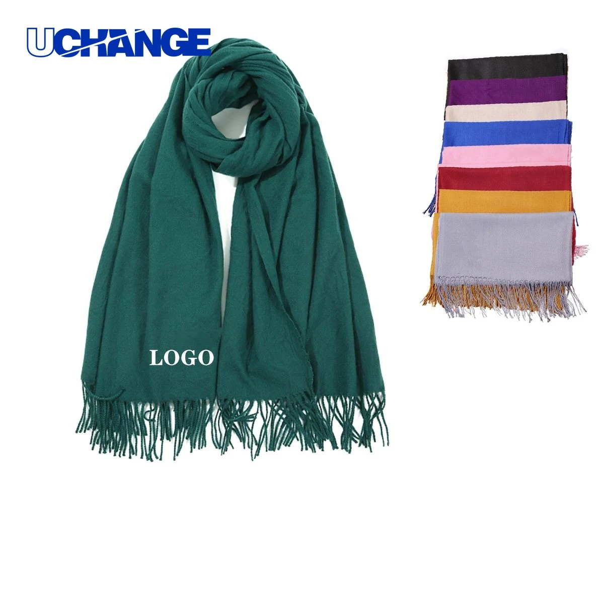 Long Tassel Shawl Wrap 1