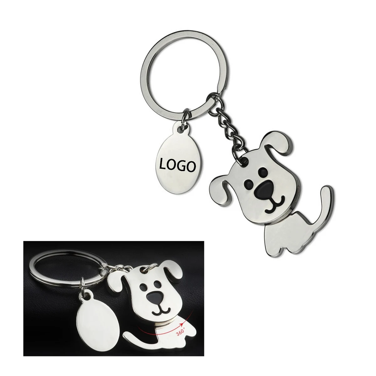 Shaking Head Dog Keychain 1
