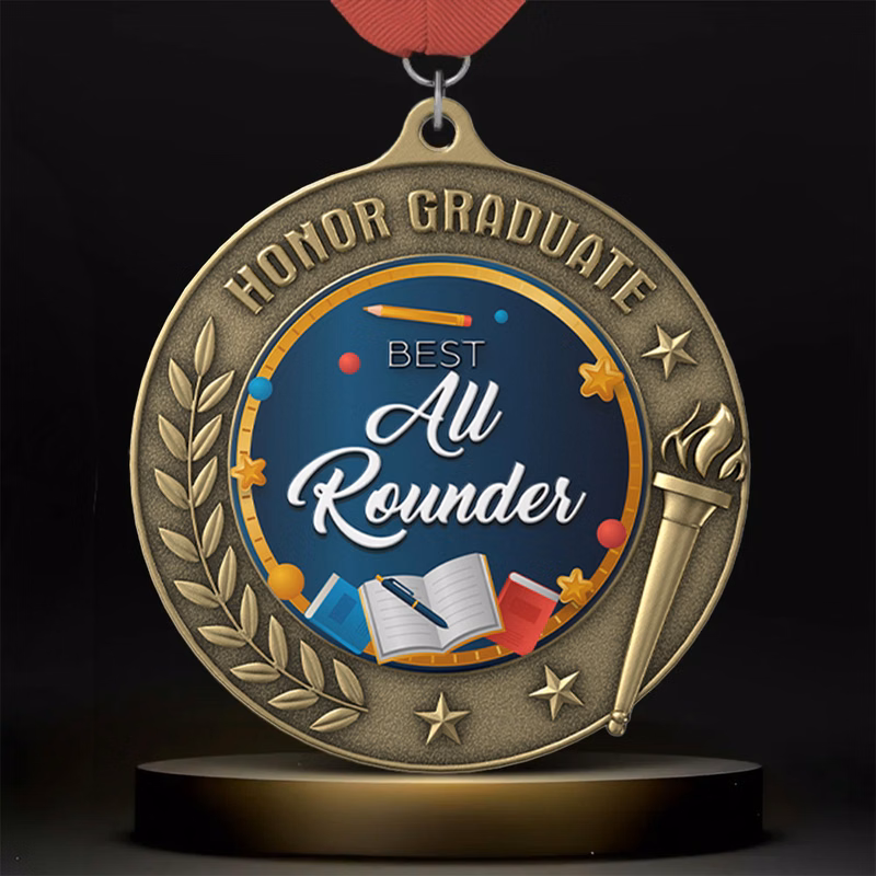 2" UV Printed Education Medals