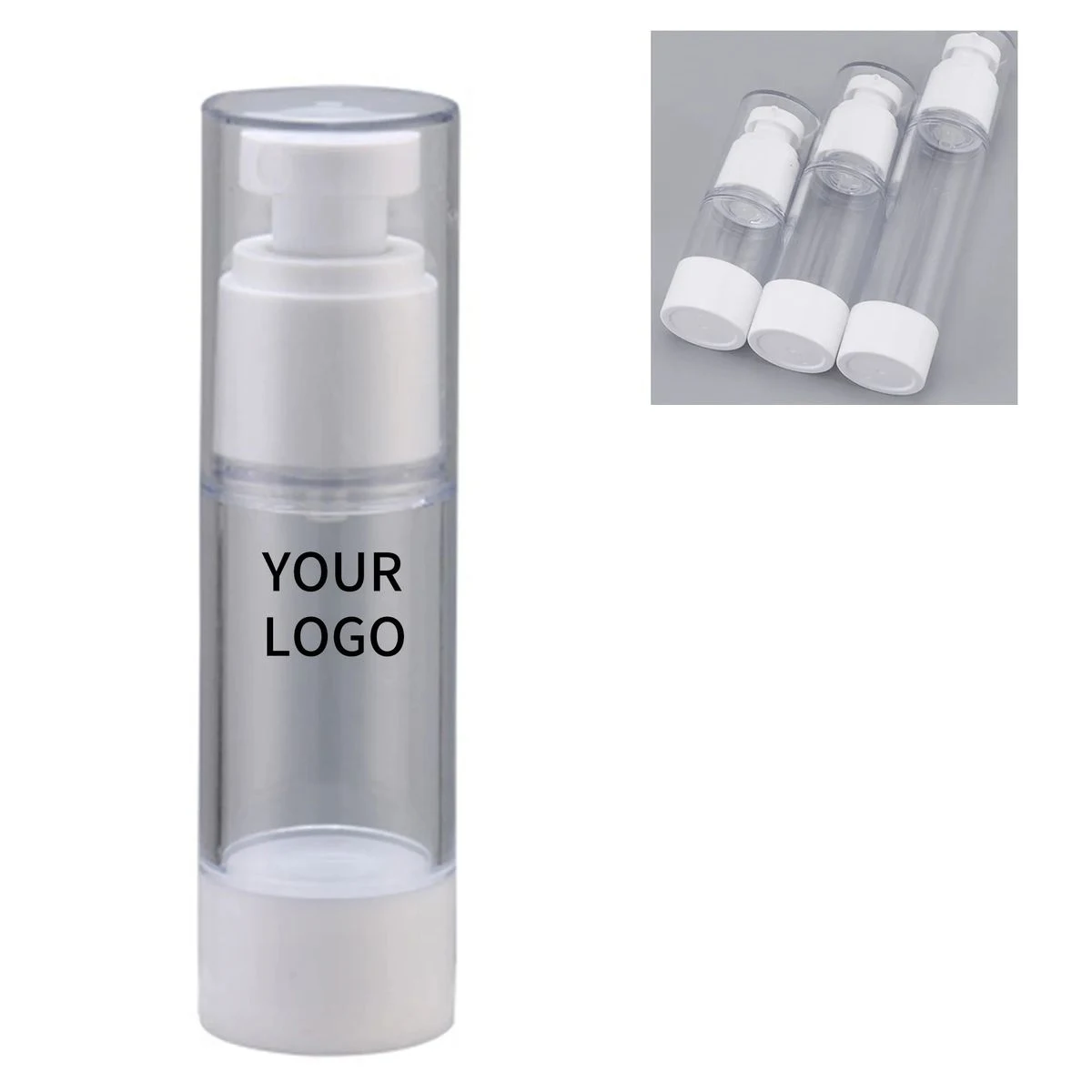 Portable Transparent Bottle for Daily Essentials 1