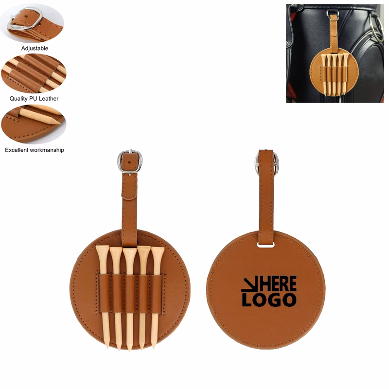 Custom Golf Ball Nail Leather Hanging Waist Storage Set