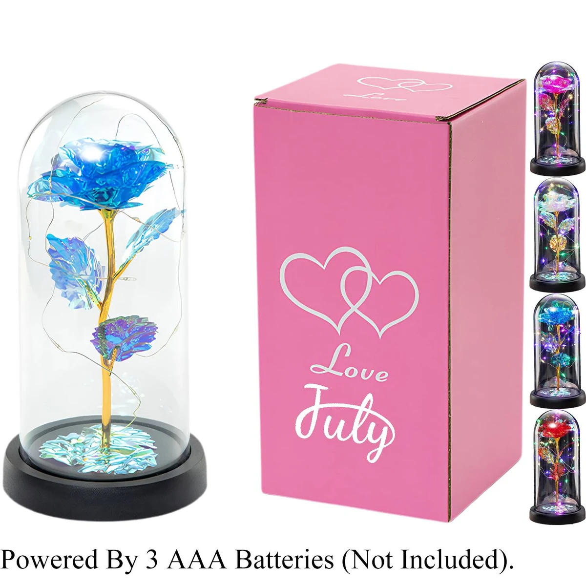 Forever Platinum Rose w/ Acrylic Case 1