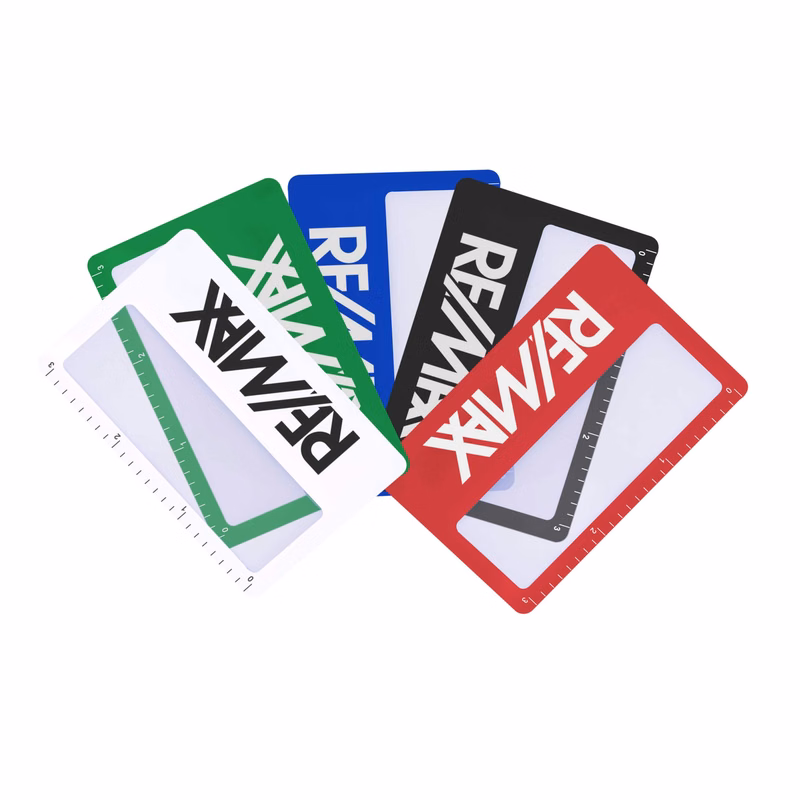 Credit card size paper thin magnifier