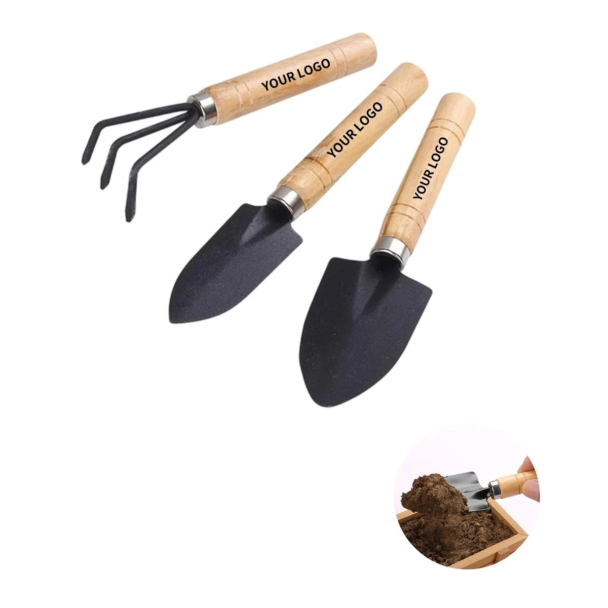 Compact Garden Tool Set for Pots 1