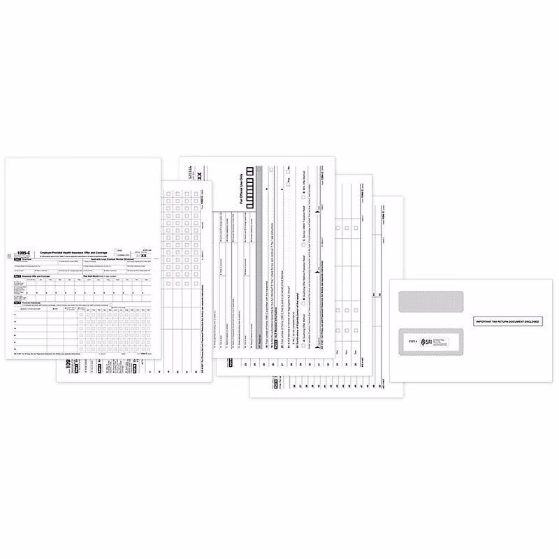 1095C Affordable Care Act Sets w/Envelopes- 150 sets/pk