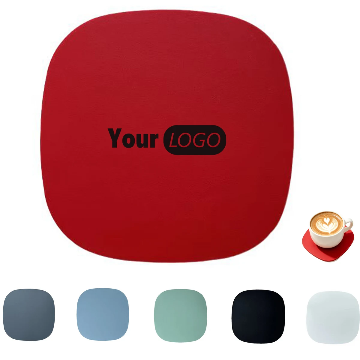 Square Silicone Drink Coaster 1