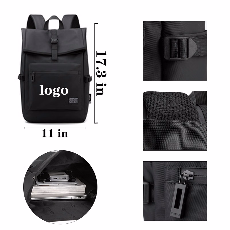 Customizable minimalist business backpack