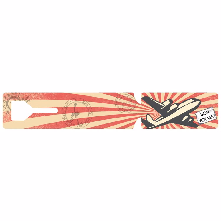 All-in-One Luggage Tags, Full-Color (1.5"x9" Rectangle 1.5x4")