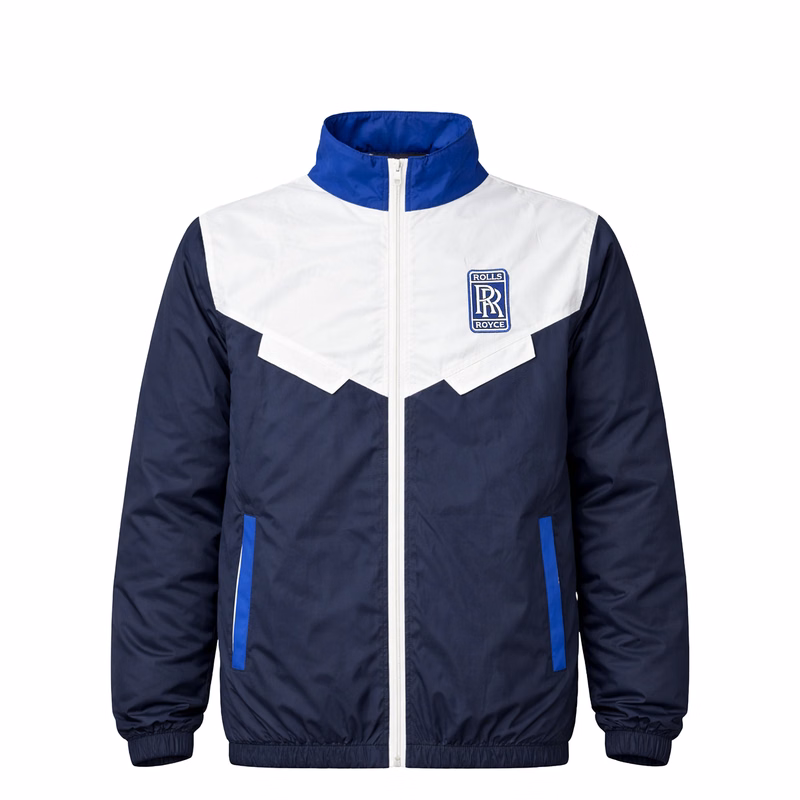 Retro Micro-Bubble Woven Track Jacket