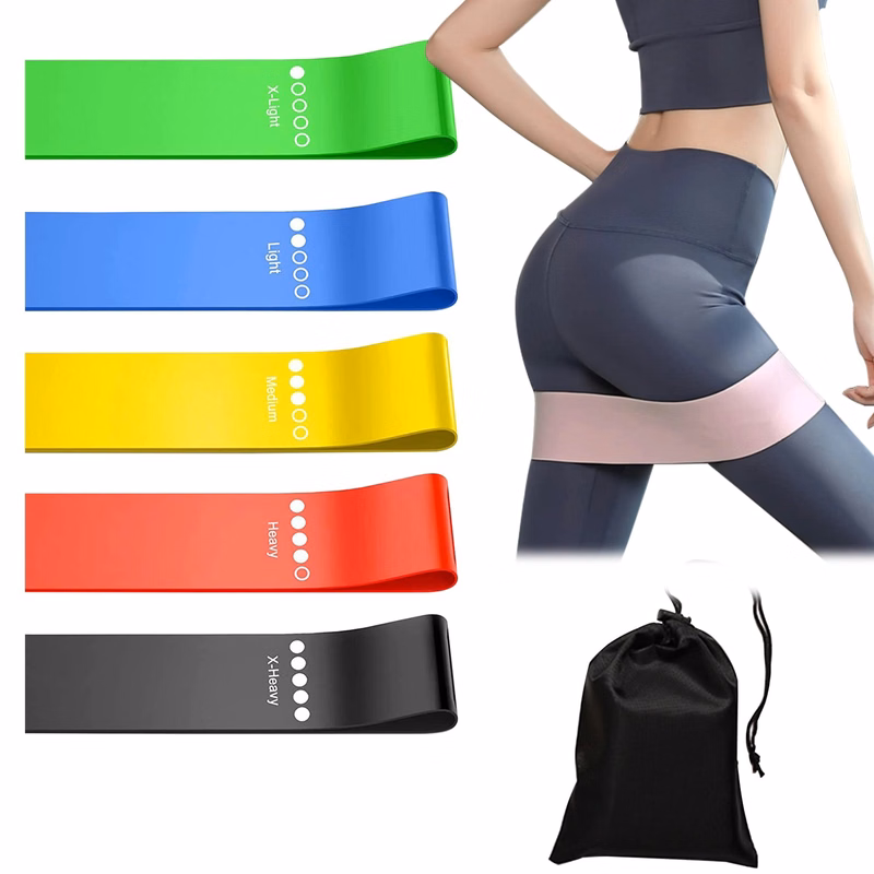 Elastic Exercise Resistance Bands Set