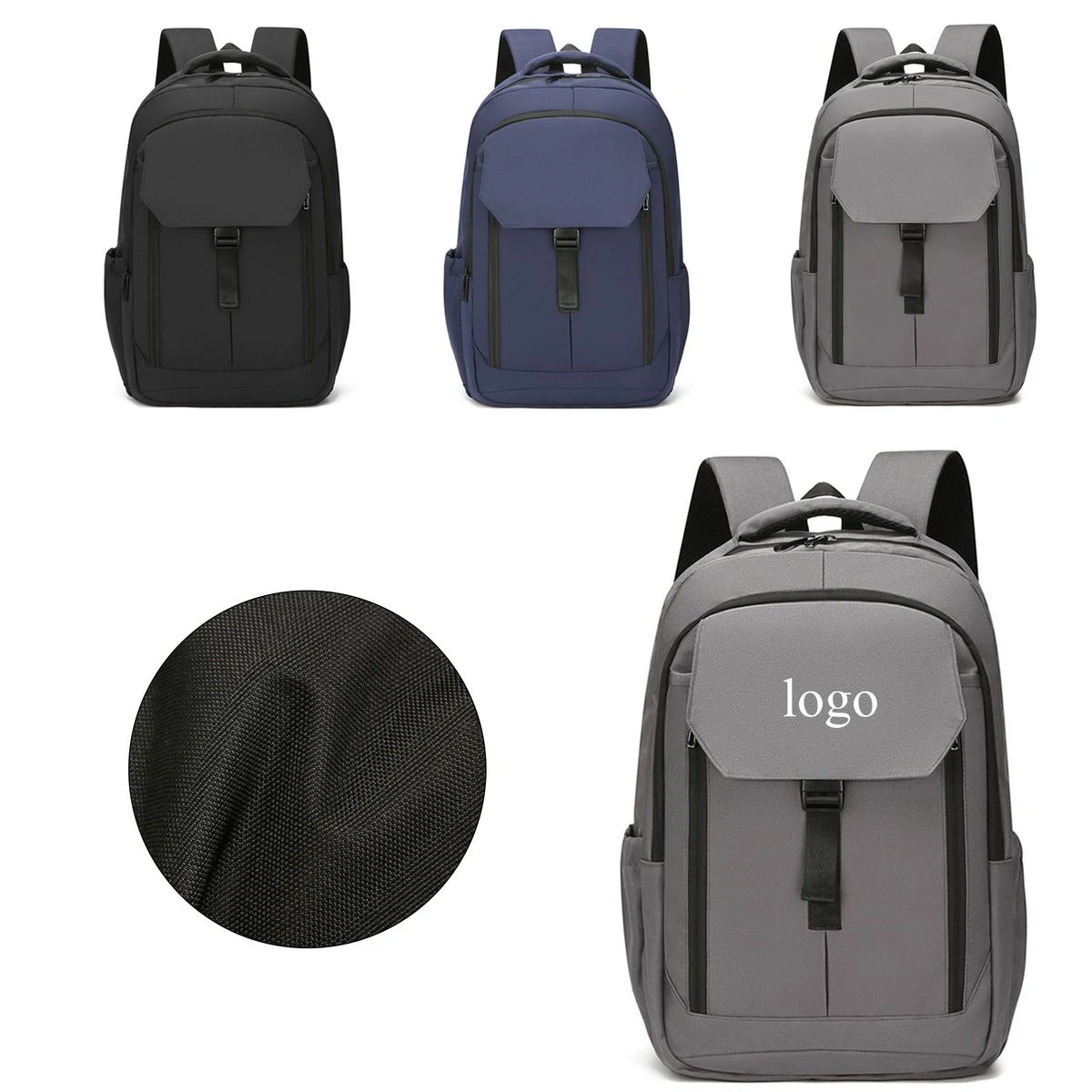 Flip Cover Large Capacity Student Backpack 1