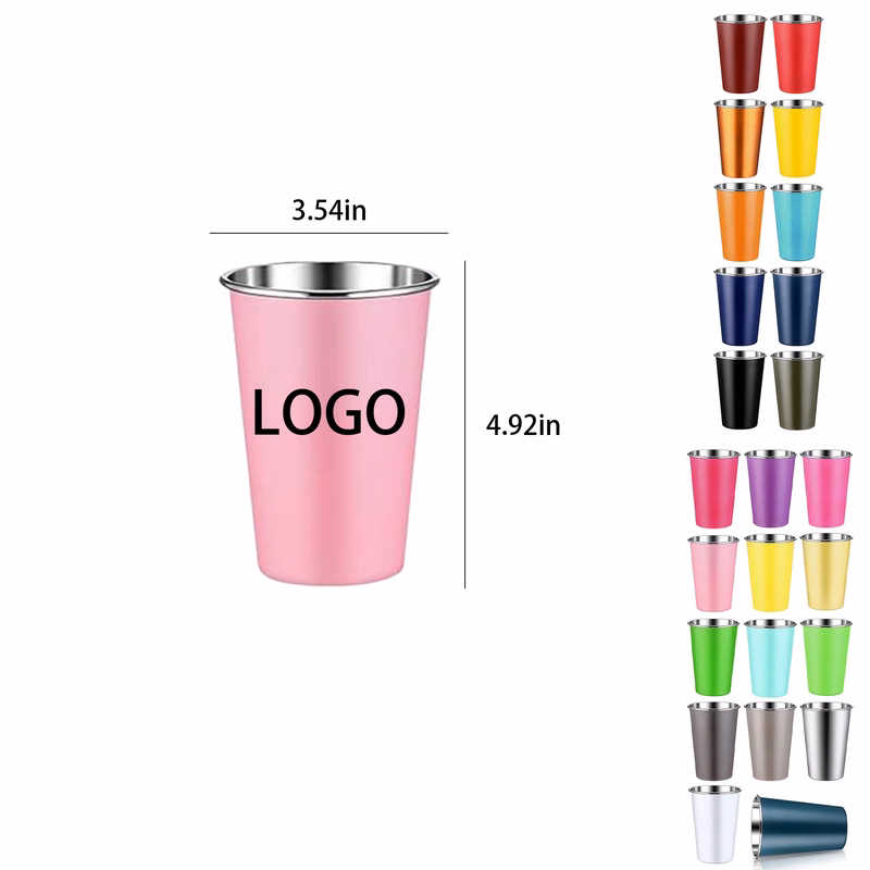 16oz Outdoor Restaurant-Grade Steel Cup