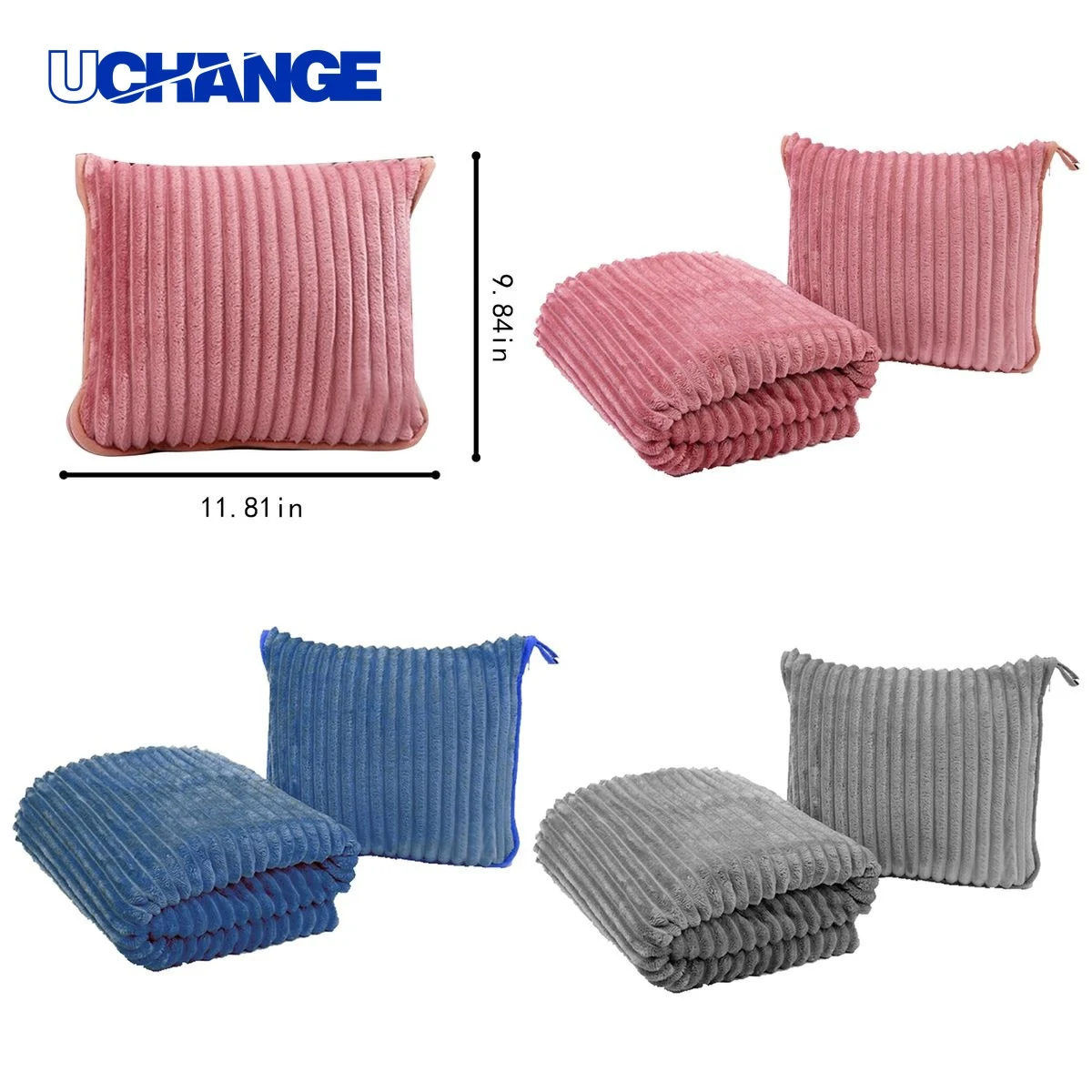Multifunctional Folding Travel Blanket for Aircraft Use 1