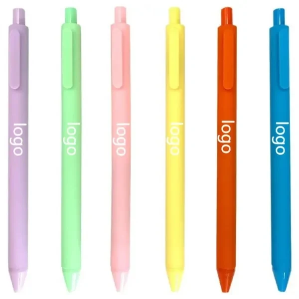 Custom 5.71 Inch Smooth Ballpoint Pens — Multi-Color School & Office Writing Supply, custom pen with logo imprint 1