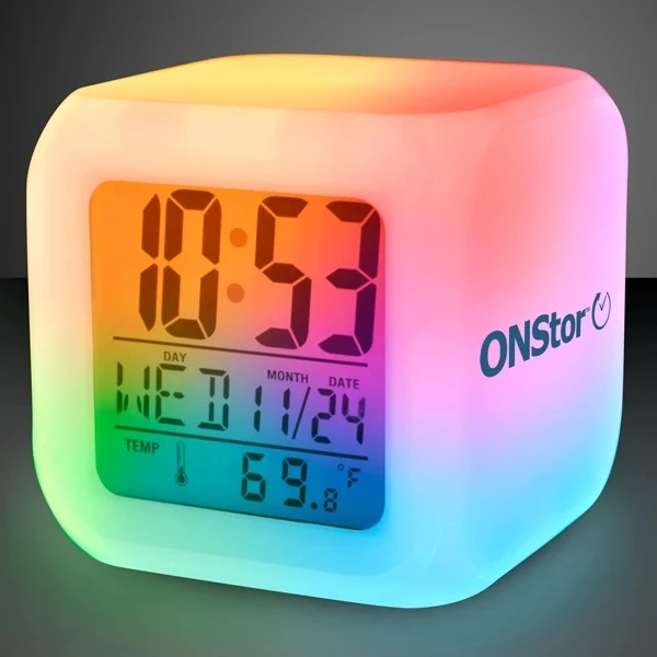 Light up alarm clock 1