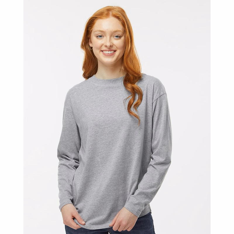 Women's Fine Jersey Long Sleeve Tee - 3508