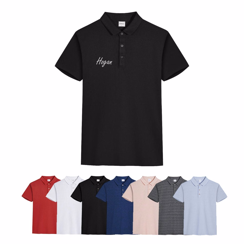 Polo shirt with short sleeves to order