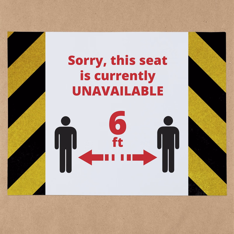 7 1/2W x 10H - Adhesive Label - Direct Print