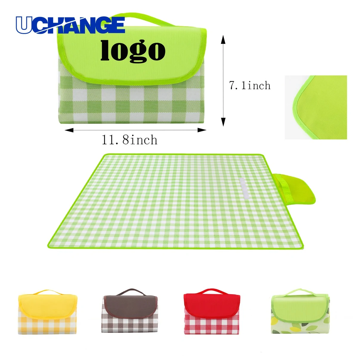 Oxford Waterproof Foldable Picnic Blanket for Travel MOQ50 1