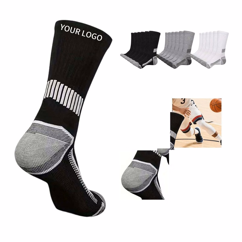 Sports Socks with Snug Heel and Cushioning