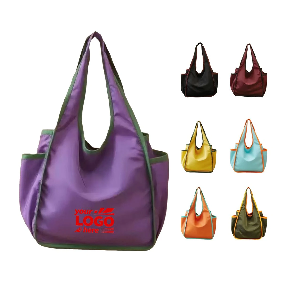 One Shoulder Hand Held Tote Shopping Bag 1